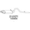 MTS 01.61071 End Silencer